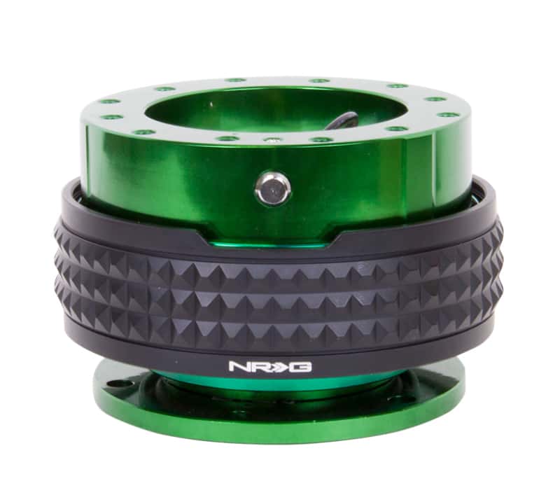NRG — NRG Quick Release Kit - Pyramid Edition - Green Body / Black Pyramid Ring - view 2