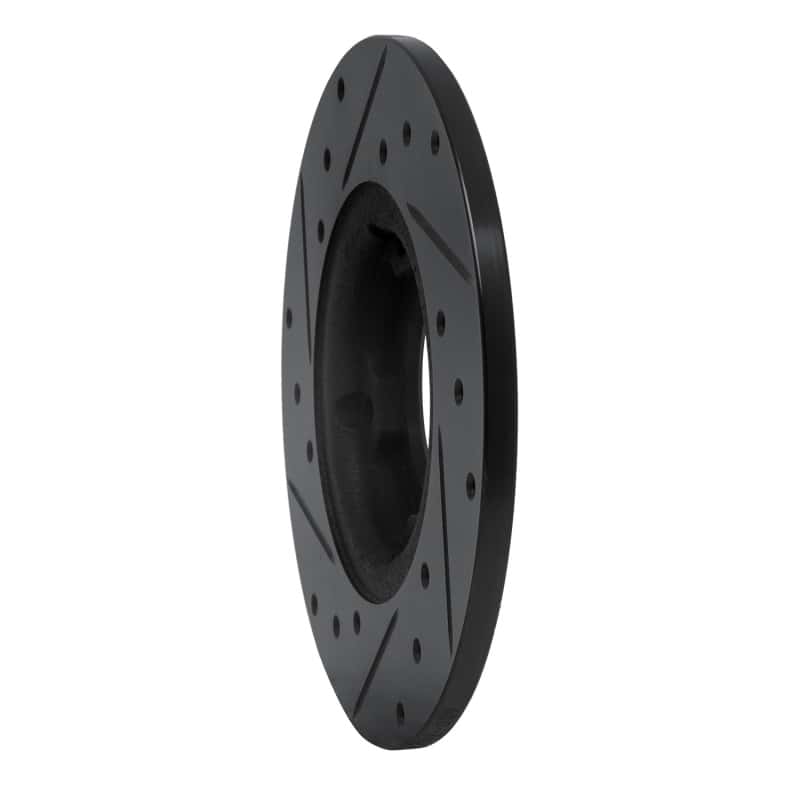 R1 Concepts — R1 80-82 Toyota Tercel Front Right Drilled & Slotted Black Brake Rotor
R1 Brake Rotor Drill - view 4