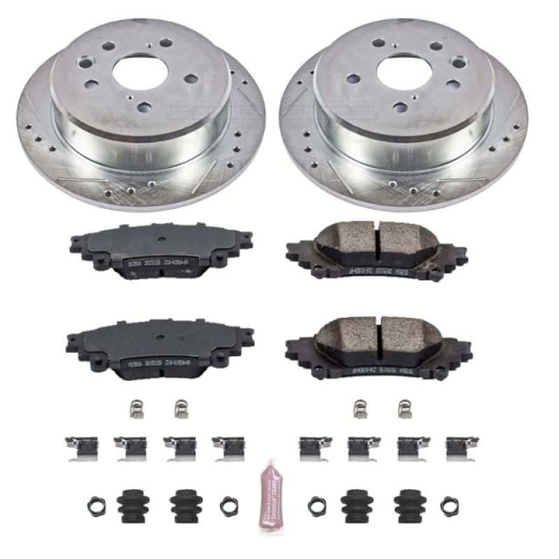PowerStop — Power Stop 14-15 Lexus IS250 Rear Z23 Evolution Sport Brake Kit - view 1