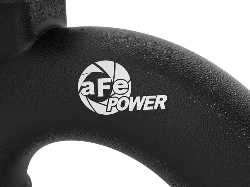 aFe — aFe Kia Stinger 18-22 V6-3.3L (tt) BladeRunner Hot Charge Pipe- Black
Hot Charge Pipe - view 3