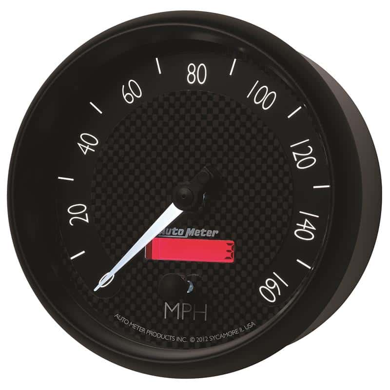 AutoMeter — Autometer GT Series 5in In Dash 0-160 MPH Electronic Programmable Speedometer
5" SPEEDO, 160 MPH, - view 4