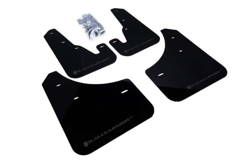 Rally Armor — Rally Armor 04-09 Mazda3/Speed3 Black UR Mud Flap w/ Grey Logo
Mud Flap - view 1