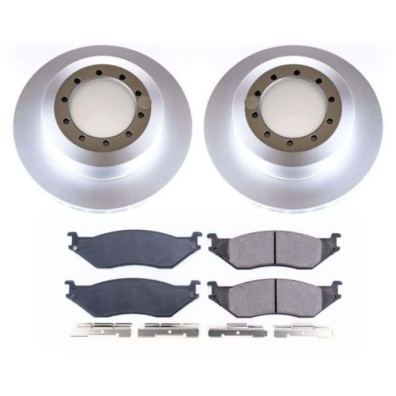 PowerStop — Power Stop 99-01 Ford F53 Rear Z17 Coated Brake Kit - view 1