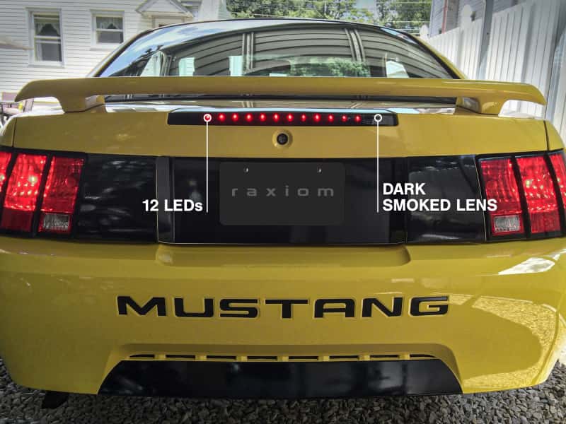 Raxiom — Raxiom 99-04 Ford Mustang Excluding 03-04 Cobra LED Third Brake Light (Smoked)
Light - view 6
