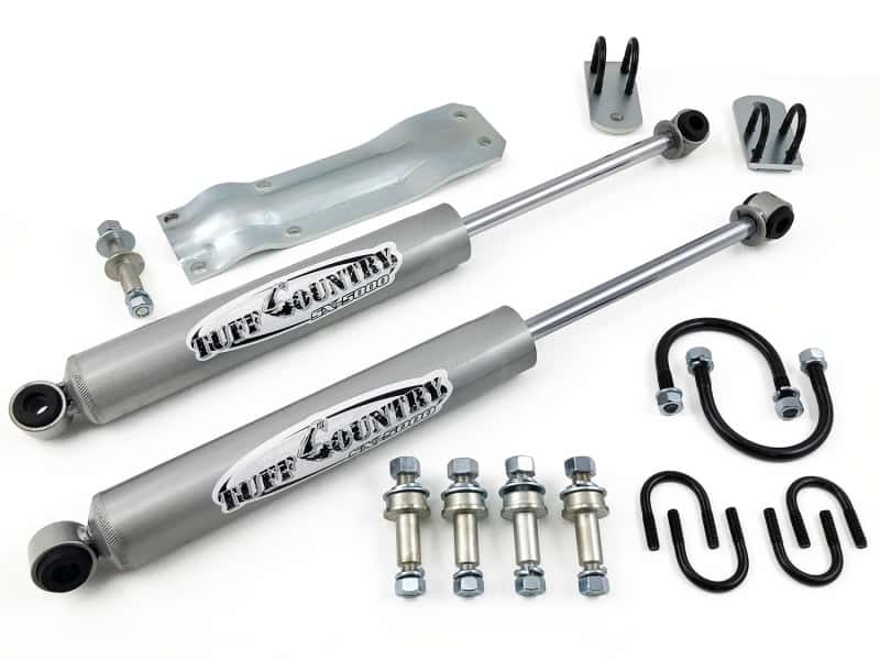 Tuff Country — Tuff Country 69-87 Chevy Truck 1/2 & 3/4 Ton 4wd K10/K20 Dual Steering Stabilizer (In-Line Style)
Steering Stabilizer - view 1