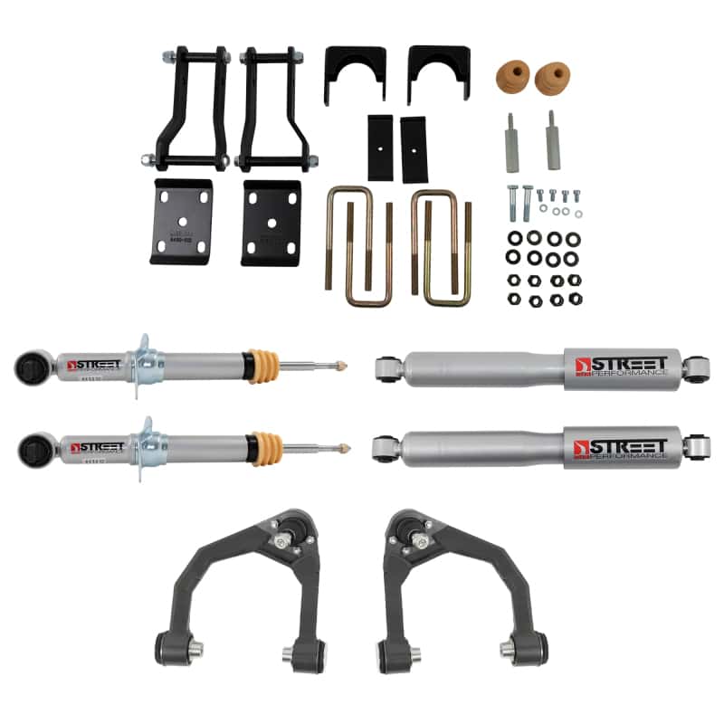 Belltech — Belltech 19-21 Ford Ranger 2WD (All Cabs) Front And Rear Complete Kit w/ Street Performance Shocks
LOWERING KIT - view 2