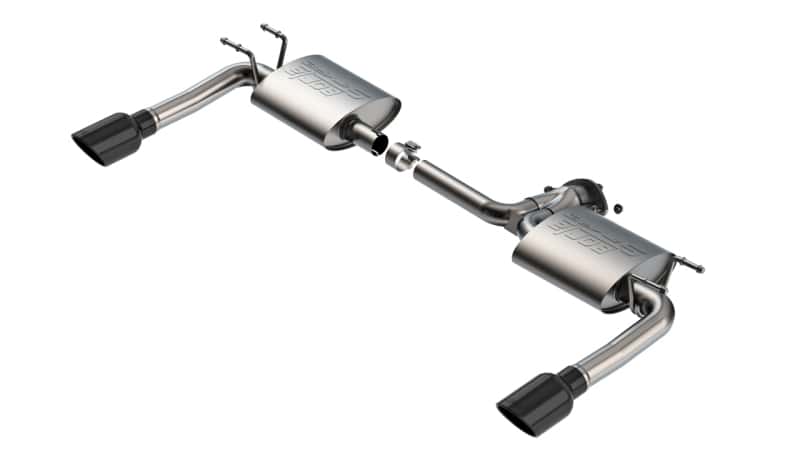 Borla — Borla 19-23 Mazda 3 NA / 21-23 Mazda 3 Turbo S-Type Axle Back Exhaust w/ 4in Black Tips
Axle-Back System - view 1