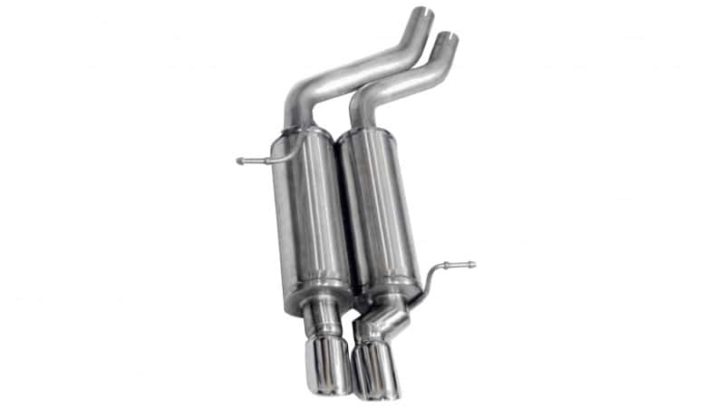 CORSA Performance — Corsa 2001-2006 BMW 325i/ci Convertible E46 Polished Sport Axle-Back Exhaust
Exhaust - view 1