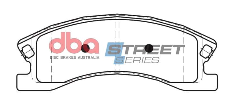 DBA — DBA 99-04 Jeep Grand Cherokee Street Series Front Brake Pads
Brake Pad - view 2