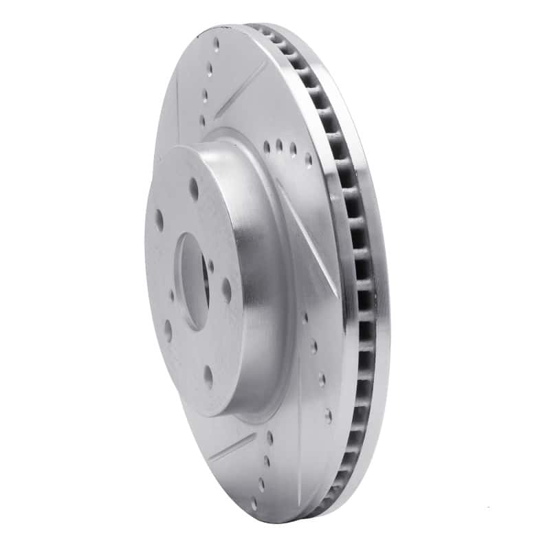 R1 Concepts — R1 15-19 Subaru Legacy Front Left Drilled & Slotted Silver Brake Rotor
R1 Brake Rotor Drill - view 2