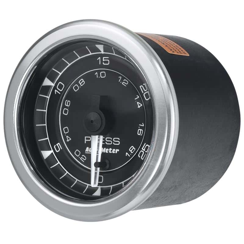 AutoMeter — Autometer Chrono 2-1/16in 30PSI Pressure Gauge
GA 2" PRS 30PSI S CH - view 3