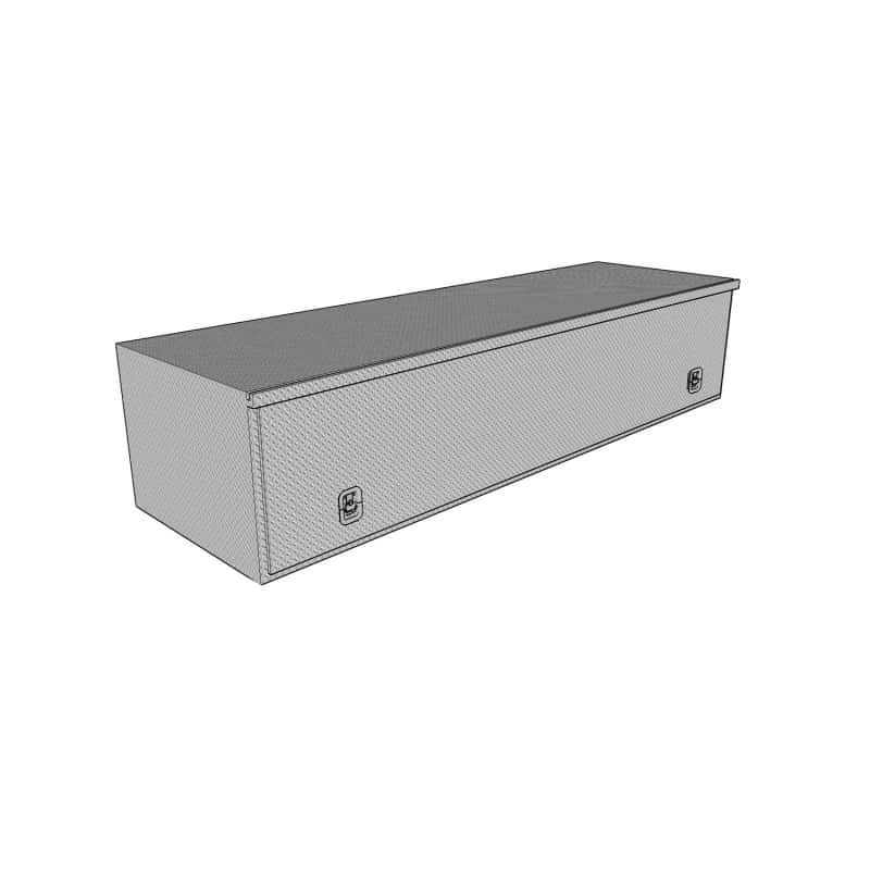 Westin — Westin/Brute HD Top Sider 13in x 60in w/flip up Door - Aluminum
ToolBxTrkBedSideRail - view 3