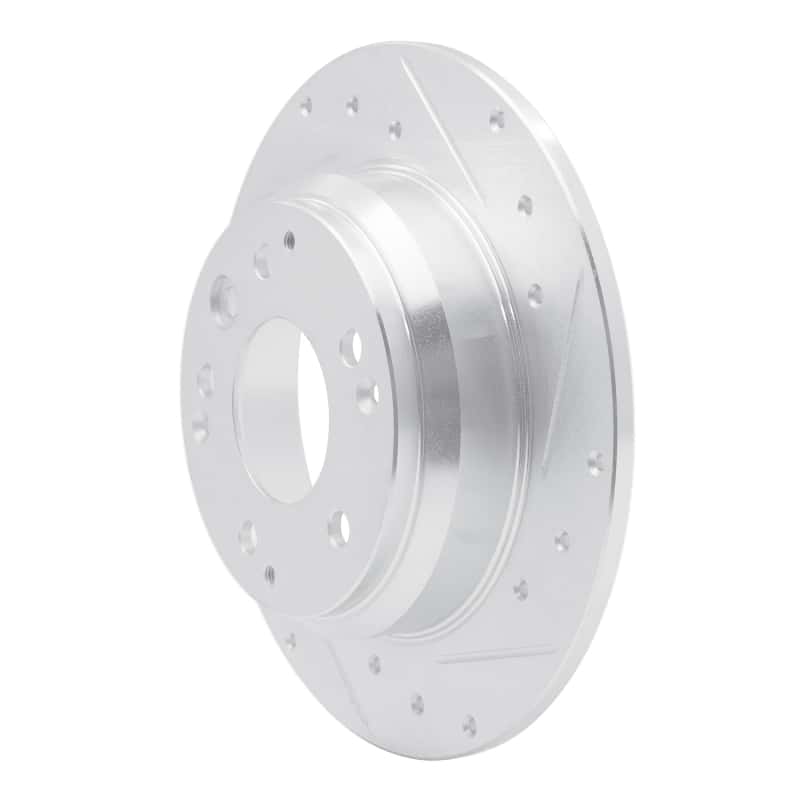 R1 Concepts — R1 91-99 Acura Legend Rear Right Drilled & Slotted Silver Brake Rotor
R1 Brake Rotor Drill - view 2