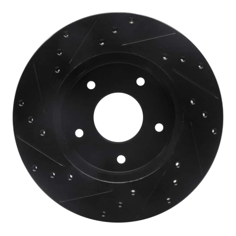 R1 Concepts — R1 78-81 Pontiac Firebird Rear Right Drilled & Slotted Black Brake Rotor
R1 Brake Rotor Drill - view 5