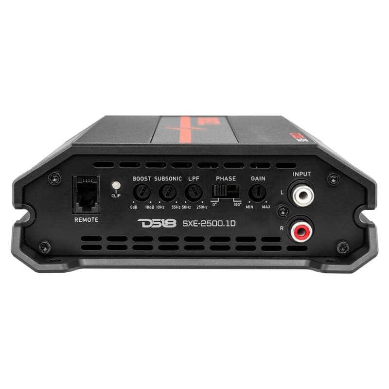 DS18 — DS18 1-Channel SXE Amplifier Class D 800/1ohm 600/2ohm 300/4ohm Watts RMS- Red - view 2