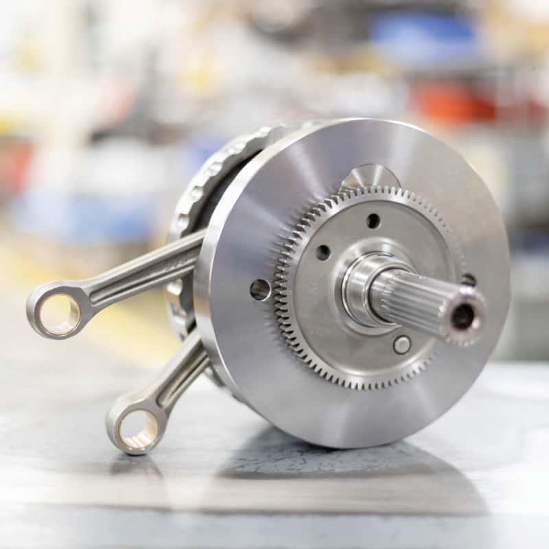 S&S Cycle — S&S Cycle 2017 M8 Models 4-3/8in Stroke Flywheel w/ Full Width Rods & Balancer Gear - view 3