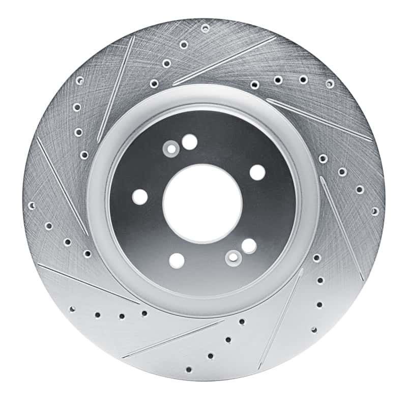 R1 Concepts — R1 21-26 Hyundai SONATA Front Left Drilled & Slotted Silver Brake Rotor
R1 Brake Rotor Drill - view 1