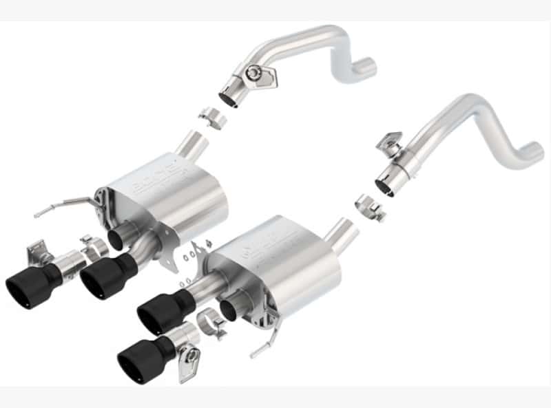 Borla — Borla 14-18 C7 Corvette Stingray Axle-Back ATAK Exhaust 2.75in To Muffler Dual 2.75in Out 4.25in Tip
Axle-Back System - view 1