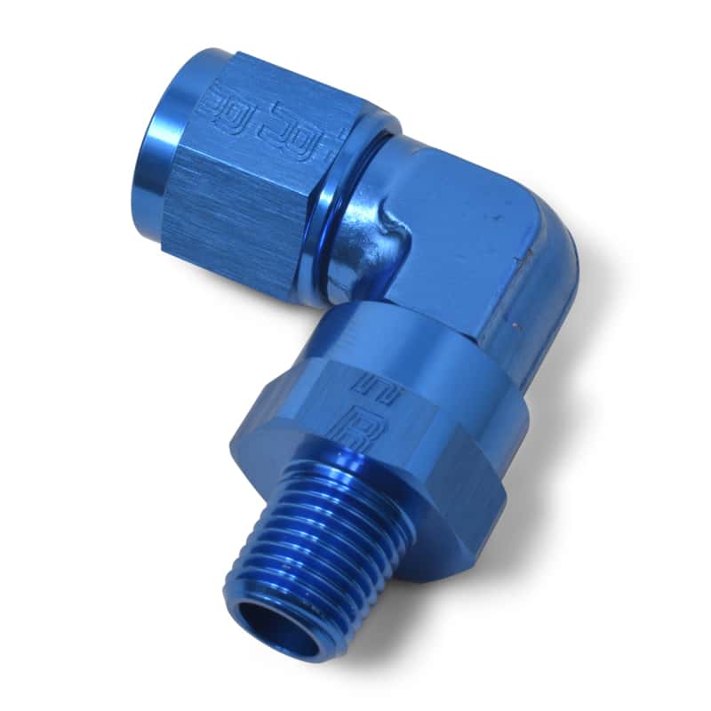 Russell — Russell Performance -8 AN 90 Degree Female to Male 3/8in Swivel NPT Fitting
Adapter Fitting - view 6