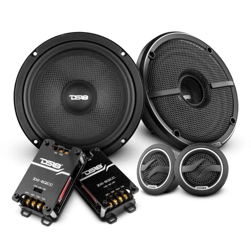 DS18 — DS18 6.5in 80 Watts RMS 4 ohm 2-Way Component Speaker w/ Kevlar Cones - view 2