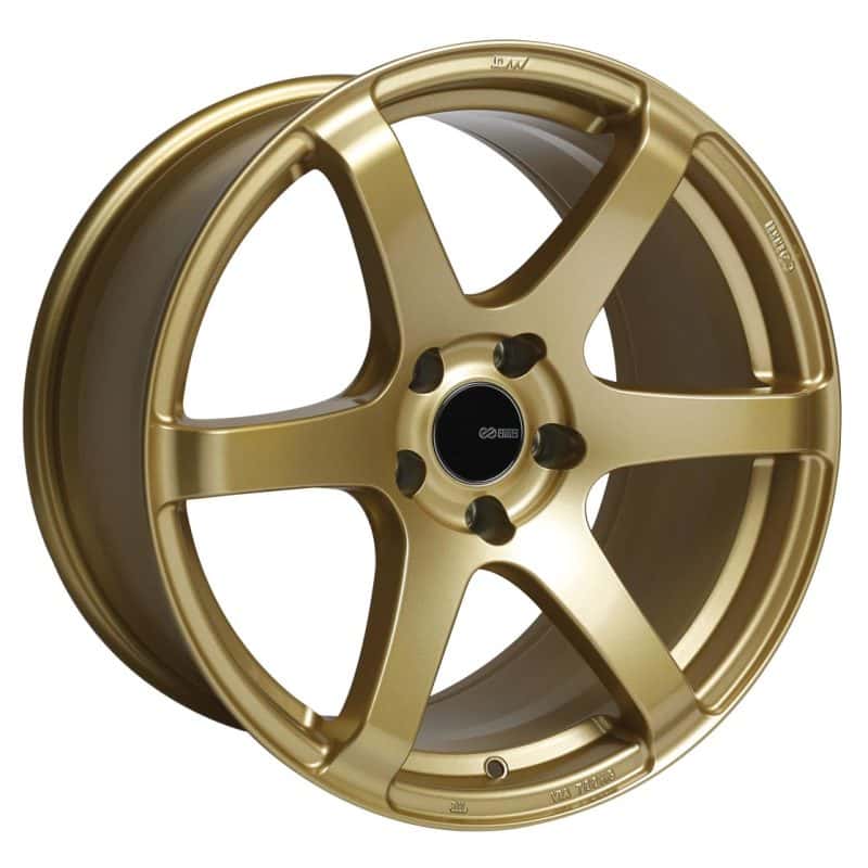 Enkei — Enkei T6S 17x8 45mm Offset 5x100 Bolt Pattern 72.6 Bore Gold Wheel - view 1