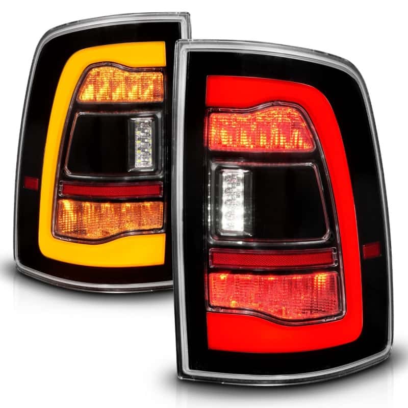 ANZO — ANZO 09-18 Dodge Ram 1500 Sequential LED Taillights Black w/Switchback Amber Signal
Tail Light Set
TailLightSet - view 3