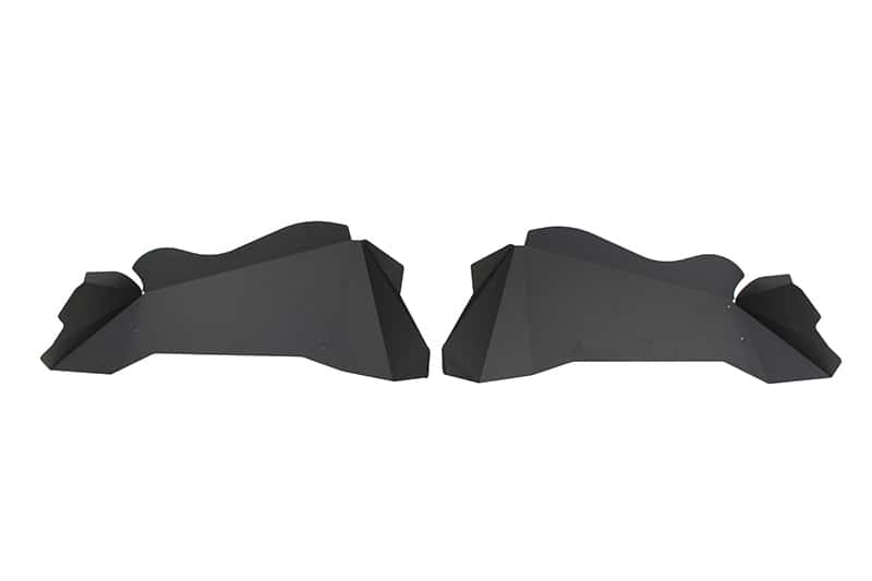 Fishbone Offroad — Fishbone Offroad 07-18 Jeep Wrangler JK Aluminum Rear Inner Fenders - Black Powdercoat - view 1