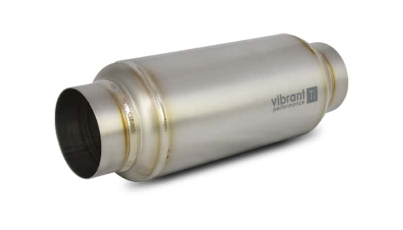 Vibrant — Vibrant Titanium Resonator 3in. Inlet / 3in. Outlet x 12in. Long
3"InOutTiResontr12"L - view 3
