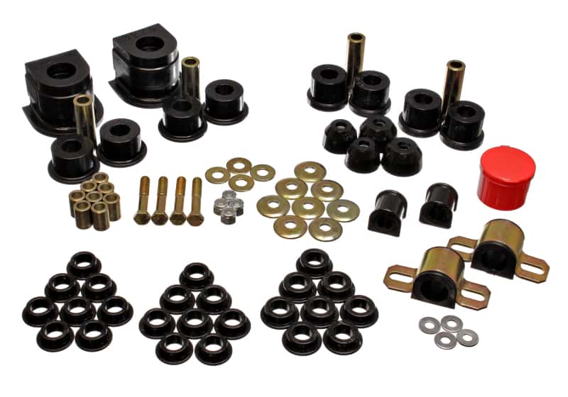 Energy Suspension — Energy Suspension 86-91 Mazda RX7 Black Hyper-Flex Master Bushing Set
Master Bushing Kit - view 4