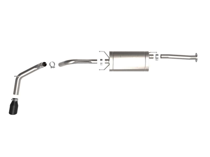 aFe — aFe 16-22 Toyota Tacoma Apollo GT Series 2.5in. - 3in. 409 SS Cat-Back Exhaust System w/ Black Tip
Cat-Back Exhaust - view 2