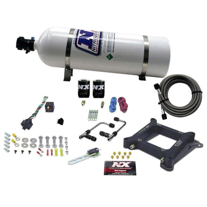 Nitrous Express — Nitrous Express 4150 Gemini Stage 6 Nitrous Kit (50-300HP) w/15lb Bottle
Injection System Kit
N2OSys - view 3