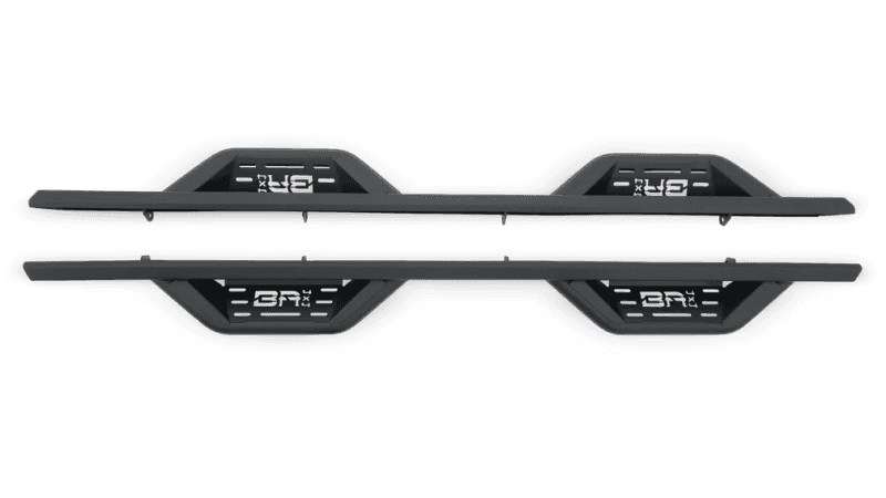 Body Armor 4x4 — Body Armor 4x4 19-22 Chevrolet Silverado 1500/2500/3500 Crew Cab Ambush Side Steps - Black - view 4