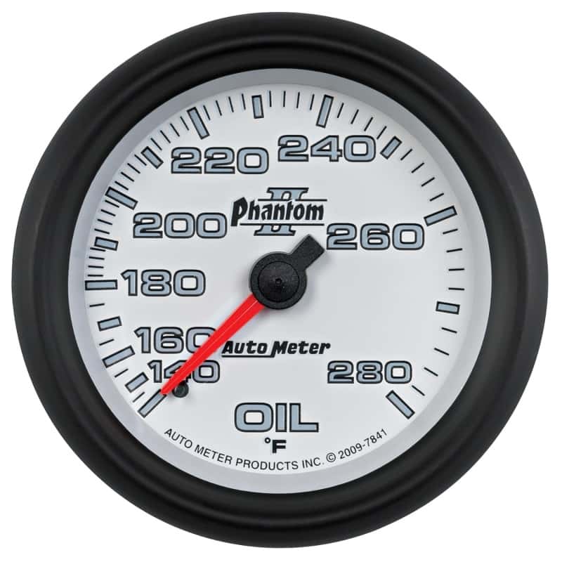AutoMeter — AutoMeter Gauge Oil Temp 2-5/8in. 140-280 Deg. F Mechanical Phantom II
2-5/8" OIL TEMP, 14 - view 12