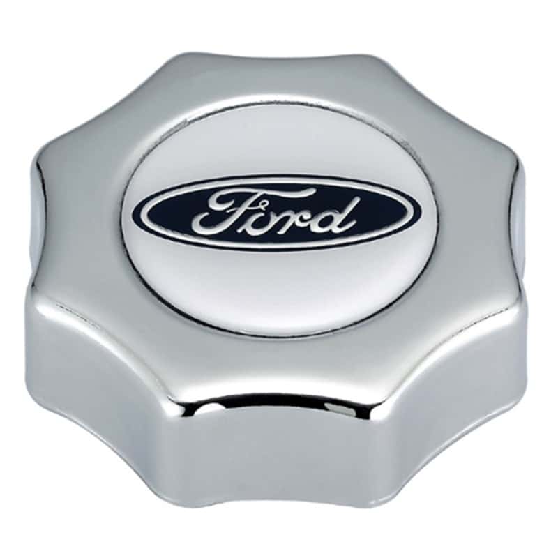 Ford Racing — Ford Racing Ford Oval Logo Screw In Type Oil Fill Cap - Chrome Finish
Oil Filler Cap - view 2