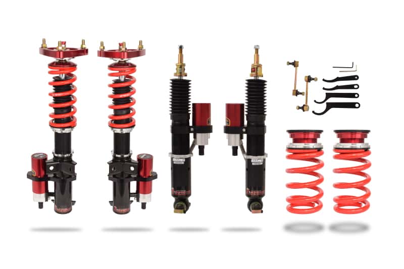 Pedders — Pedders 15-19 Ford Mustang S550 w/o Magneride Extreme Xa w/Remote Canister Coilover Kit
EXTREME XA COILOVERS - view 1