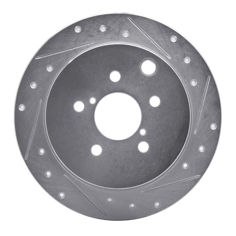 R1 Concepts — R1 12-23 Subaru Impreza Rear Right Drilled & Slotted Silver Brake Rotor
R1 Brake Rotor Drill - view 1