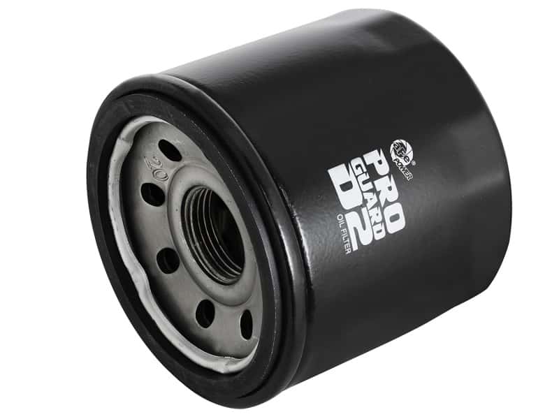 aFe — aFe ProGuard D2 Fluid Filters Fuel F/F Oil; Nissan Cars 03-13; Subaru Cars H4 04-13
PRO-GUARD D2
Oil Filter - view 3