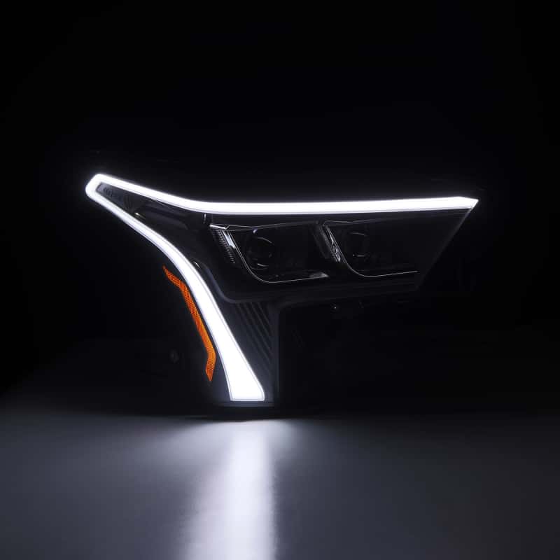 AlphaRex — AlphaRex 22-23 Toyota Tundra LUXX-Series Headlights Black w/White DRL - Req 810029 OR 810030
Projector Headlights - view 4