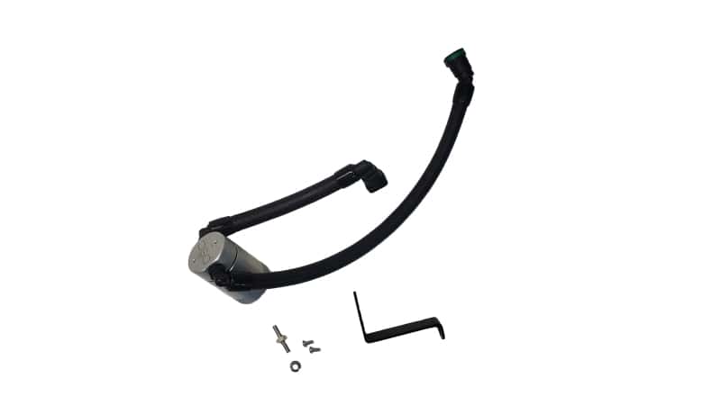 J&L — J&L 2024-2025 Ford Mustang GT w/ Whipple Supercharger Oil Separator 3.0 PCV Side - Clear Anodize
Oil Separator - view 1
