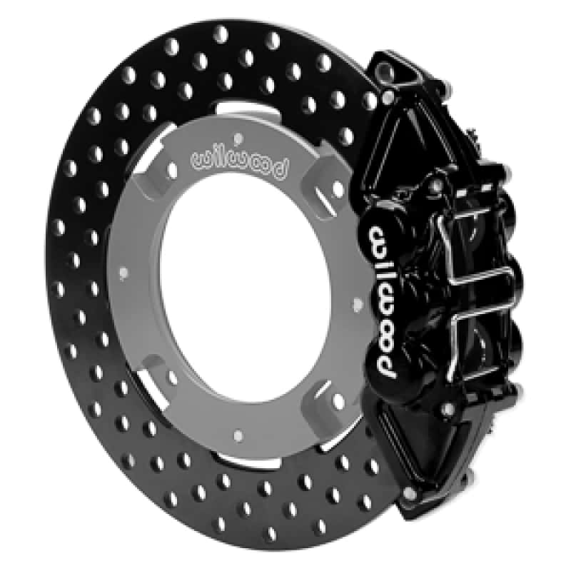 Wilwood — Wilwood 17-21 Can-Am X3RS Black 6-Piston Rear Kit 11.25in - Drilled Rotors - view 2