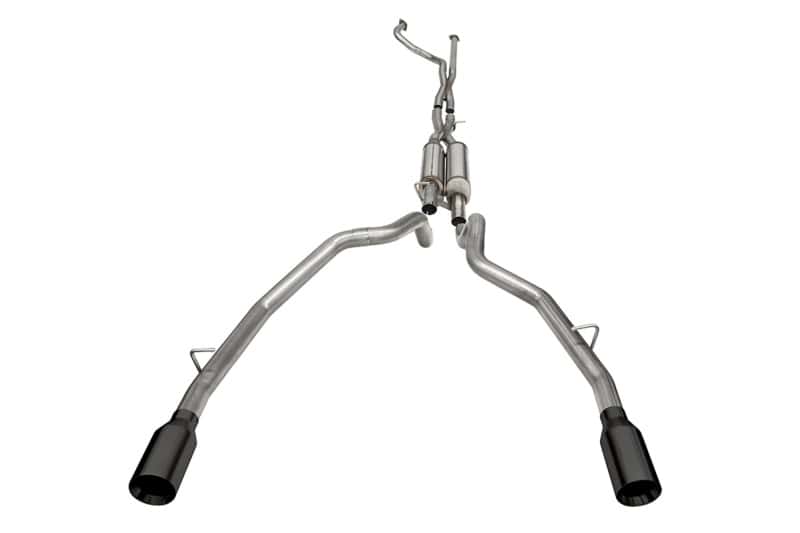 CORSA Performance — Corsa 2021-2024 Dodge Ram TRX Crew Cab Xtreme Catback Exhaust Dual Rear Black Tip
Exhaust - view 2