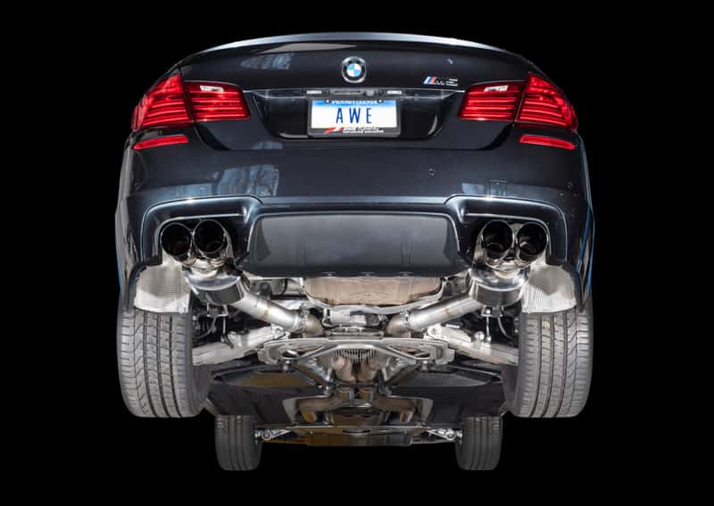 AWE Tuning — AWE Tuning BMW F10 M5 Touring Edition Axle-Back Exhaust Diamond Black Tips
Touring Exhaust - view 4