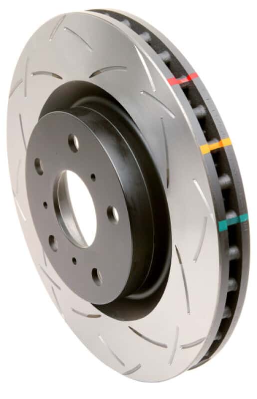 DBA — DBA 15-19 Porsche Macan Turbo (w/360mm Front Rotor) Turbocharged Rear 4000 Series Slotted Rotor
Brake Rotor - view 3