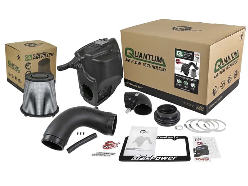 aFe — aFe Quantum Pro DRY S Cold Air Intake System 13-18 Dodge Cummins L6-6.7L - Dry
QUANTUM Intake - view 6