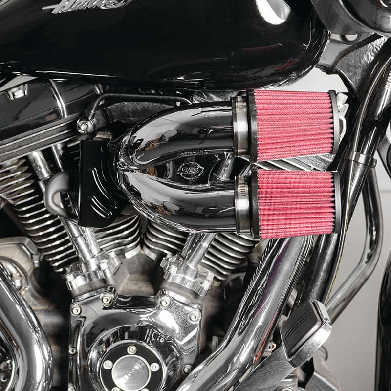 S&S Cycle — S&S Cycle 08-16 Touring Intake Runner Induction Kit - Chrome - view 1