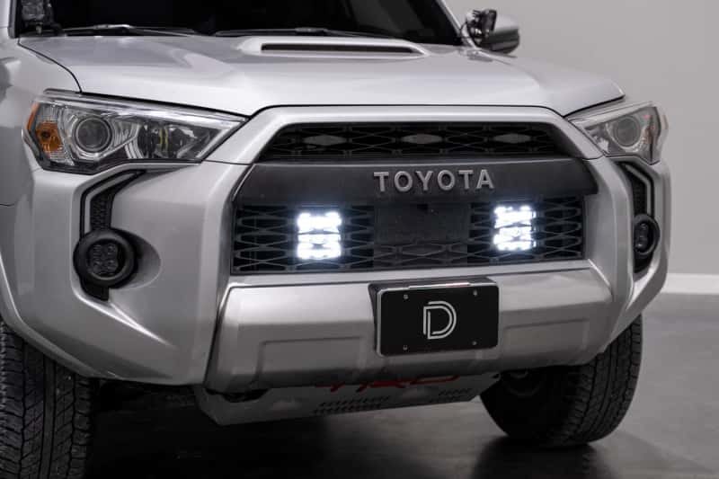 Diode Dynamics — Diode Dynamics 14-23 Toyota 4Runner SS5 Stealth Grille LED 4-Pod Kit Sport - White Combo - view 5