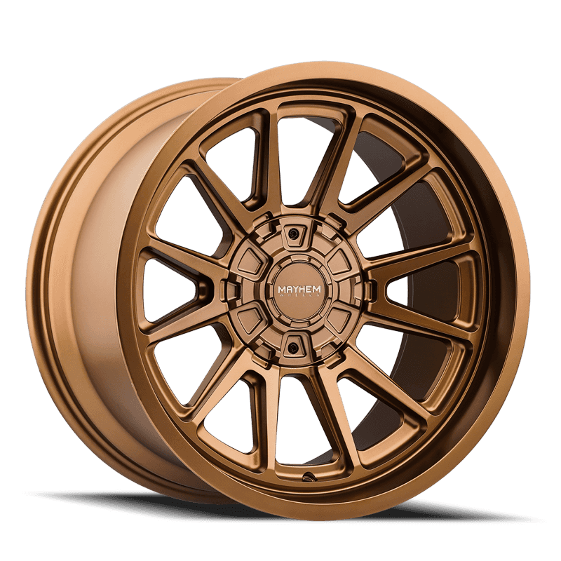 Mayhem — Mayhem 8116 Intrepid 20x10 / 6x135/139.7 BP / -24mm Offset / 106mm Hub Matte Bronze Wheel
MAYHEM 8116 - view 1