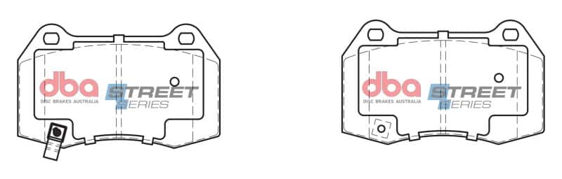 DBA — DBA 02-09 Nissan 350Z Street Series Front Brake Pads
Brake Pad - view 2