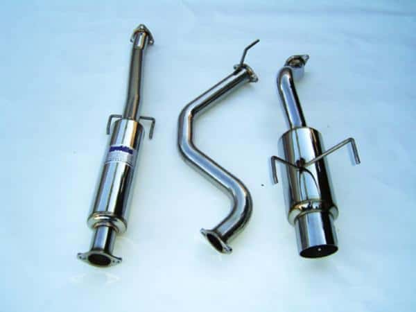 Invidia — Invidia 92-95 Honda Del Sol (101mm tip) Cat- Back Exhaust - view 1