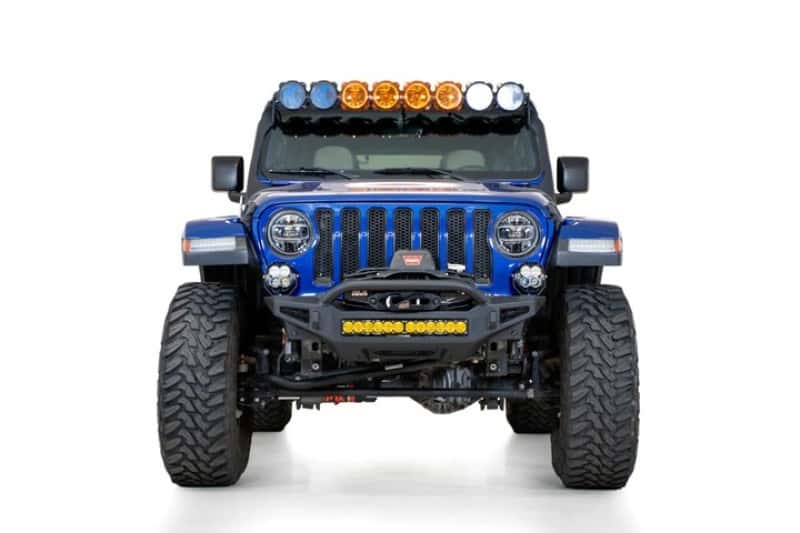 Addictive Desert Designs — Addictive Desert Designs 18-23 Jeep JL/JT Rock Fighter Front Bumper
Bumper- Front - view 4